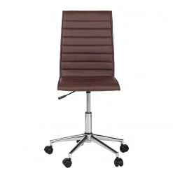 Mooved Chaise de bureau Marilyn - Imitation cuir - Marron -Chaises Soldes buerodrehstuhl marilyn kunstleder braun 4037532