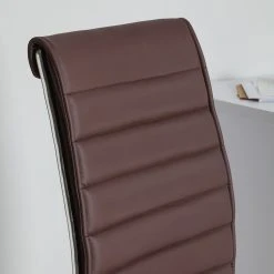 Mooved Chaise de bureau Marilyn - Imitation cuir - Marron -Chaises Soldes buerodrehstuhl marilyn kunstleder braun 4037540