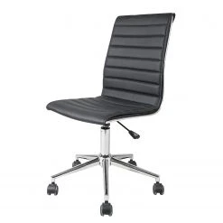 Mooved Chaise de bureau Marilyn - Imitation cuir - Noir -Chaises Soldes buerodrehstuhl marilyn kunstleder schwarz 3325569