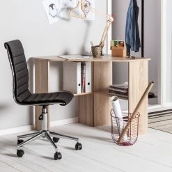 Mooved Chaise de bureau Marilyn - Imitation cuir - Noir -Chaises Soldes buerodrehstuhl marilyn kunstleder schwarz 4031044