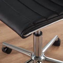 Mooved Chaise de bureau Marilyn - Imitation cuir - Noir -Chaises Soldes buerodrehstuhl marilyn kunstleder schwarz 5036176