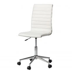 Mooved Chaise de bureau Marilyn - Imitation cuir - Blanc