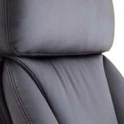 Fredriks Fauteuil de direction Deverre XXL - Imitation cuir - Noir / Argenté -Chaises Soldes chefsessel deverre xxl kunstleder schwarz silber 5159116