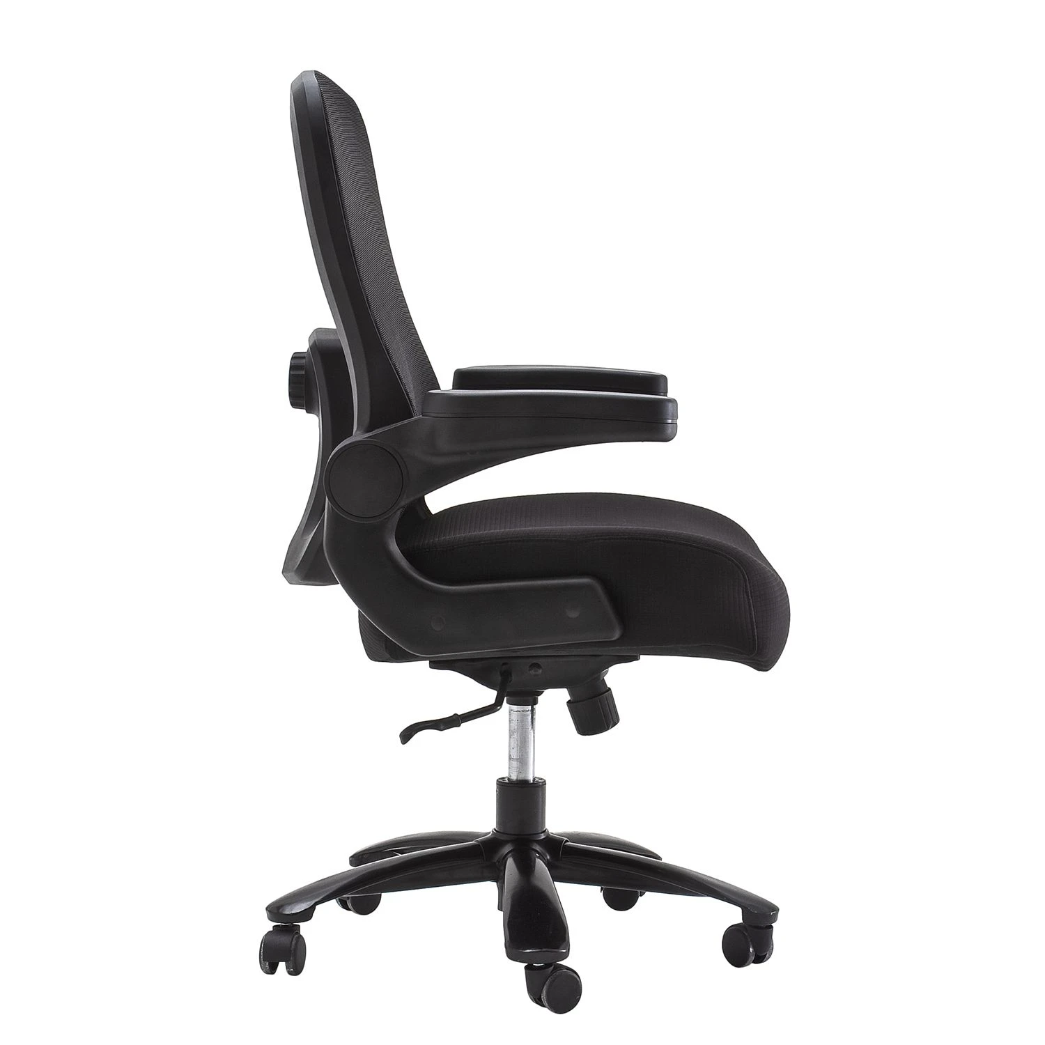 Fredriks Chaise de bureau pivotante Gandy XXL - Tissu / Métal - Noir 7 Fredriks Chaise de bureau pivotante Gandy XXL - Tissu / Métal - Noir – Image 5