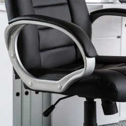 Fredriks Fauteuil de direction Steve II - Imitation cuir - Noir -Chaises Soldes chefsessel steve ii kunstleder schwarz 3374905