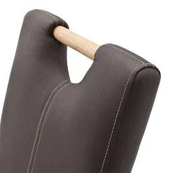Ars Natura Chaises rembourrées Alessia (lot de 2) - Marron / Chêne 13 Ars Natura Chaises rembourrées Alessia (lot de 2) - Marron / Chêne -Chaises Soldes eiche 582834