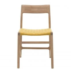 Studio Copenhagen Chaises Fleek - Jaune - Lot de 2 - Sans accoudoirs 14 Studio Copenhagen Chaises Fleek - Jaune - Lot de 2 - Sans accoudoirs -Chaises Soldes esszimmerstuhl fawn 2er set baumwolle eiche massiv gelb 3864072