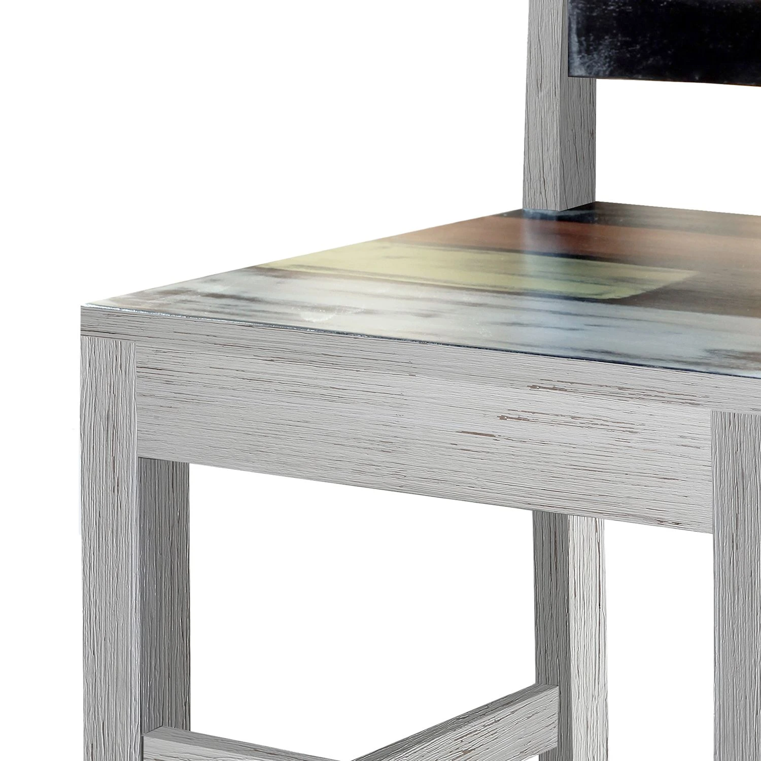 Wolf-Möbel Chaises Goa (lot de 2) - Partiellement en manguier massif - Manguier blanc vintage 6 Wolf-Möbel Chaises Goa (lot de 2) - Partiellement en manguier massif - Manguier blanc vintage – Image 4