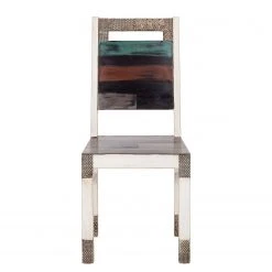 Wolf-Möbel Chaises Goa White (lot de 2) - Multicolore -Chaises Soldes esszimmerstuhl goa white 2er set mehrfarbig 4028484