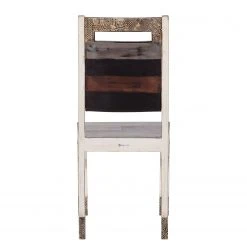 Wolf-Möbel Chaises Goa White (lot de 2) - Multicolore -Chaises Soldes esszimmerstuhl goa white 2er set mehrfarbig 4028492