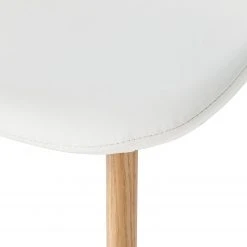 Mørteens Chaise capitonnée Iskmo - Blanc - Lot de 2 -Chaises Soldes esszimmerstuhl iskmo 2er set webstoff weiss 4034864