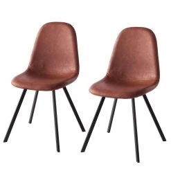 Ars manufacti Chaise capitonnée Kaland II - Lot de 2