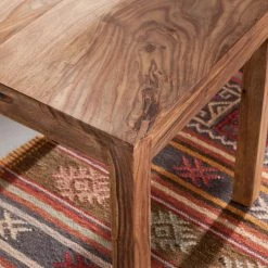 Wolf-Möbel Chaises Yoga (lot de 2) - Sheesham massif - Naturel -Chaises Soldes esszimmerstuhl yoga 2er set sheesham massiv natur 3373645