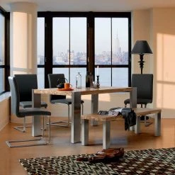 Fredriks Chaises cantilever Augusta I (lot de 2) - Cuir Aude: Noir - Sans accoudoirs 17 Fredriks Chaises cantilever Augusta I (lot de 2) - Cuir Aude: Noir - Sans accoudoirs -Chaises Soldes freischwinger augusta i 2er set echtleder schwarz 454288