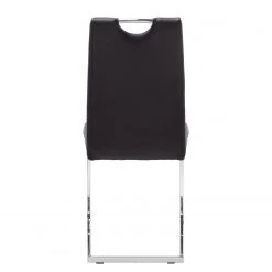 Roomscape Chaise cantilever Pasala - Noir - Lot de 2 -Chaises Soldes freischwinger pasala 2er set kunstleder schwarz 3995440