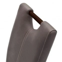 Ars Natura Chaises rembourrées Alessia (lot de 2) - Marron / Hêtre marron foncé -Chaises Soldes kolon 582786