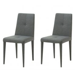 Mørteens Chaises Desana (lot de 2) - Gris foncé