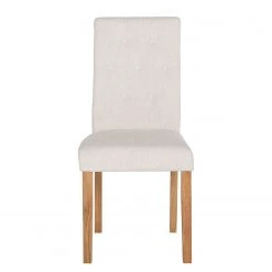 Maison Belfort Chaises capitonnées Jeanne (lot de 2) - Tissu / Chêne massif - Crème 14 Maison Belfort Chaises capitonnées Jeanne (lot de 2) - Tissu / Chêne massif - Crème -Chaises Soldes polsterstuhl jeanne 2er set leinenstoff creme 1986258