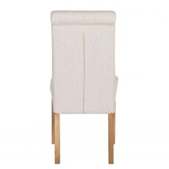 Maison Belfort Chaises capitonnées Jeanne (lot de 2) - Tissu / Chêne massif - Crème 16 Maison Belfort Chaises capitonnées Jeanne (lot de 2) - Tissu / Chêne massif - Crème -Chaises Soldes polsterstuhl jeanne 2er set leinenstoff creme 1986266