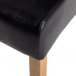 Ars Natura Chaises capitonnées Nello II (lot de 2) - Noir 20 Ars Natura Chaises capitonnées Nello II (lot de 2) - Noir -Chaises Soldes polsterstuhl nello 2er set kunstleder schwarz 1934730