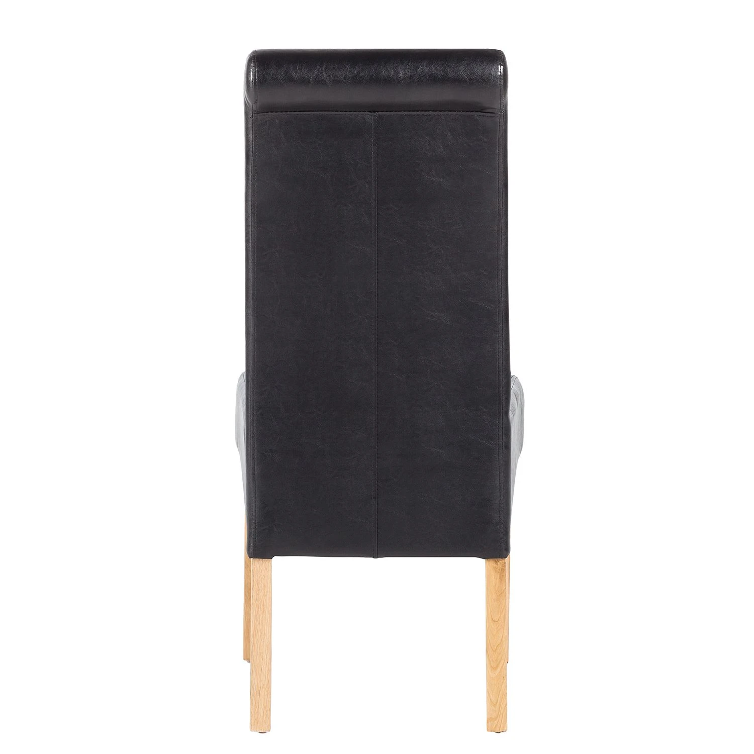 Ars Natura Chaises capitonnées Nello II (lot de 2) - Noir 7 Ars Natura Chaises capitonnées Nello II (lot de 2) - Noir – Image 5