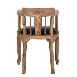 Wolf-Möbel Fauteuil Bombay - Noir -Chaises Soldes sessel bombay sheesham massiv natur schwarz 1407250