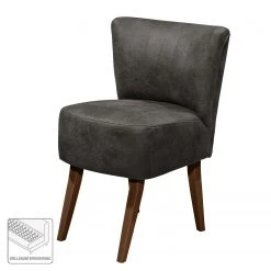 Ars manufacti Fauteuil Rotnes - Basalte - Marron foncé -Chaises Soldes sessel rotnes antiklederlook buche dunkel 4367560