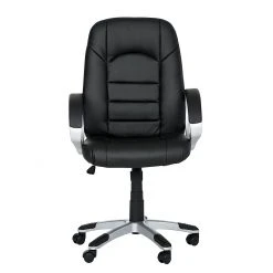 Fredriks Fauteuil de direction Steve II - Imitation cuir - Noir -Chaises Soldes steve ii chefsessel kunstlederbezug schwarz 1306546
