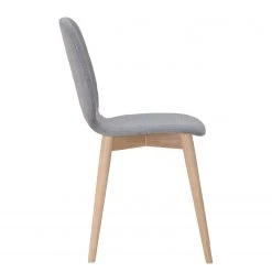 Studio Copenhagen Chaises Helvig III (lot de 2) - Tissu Vesta : Gris -Chaises Soldes stuhl helvig ii 2er set eiche teilmassiv 3890572