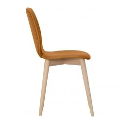 Studio Copenhagen Chaises Helvig II (lot de 2) - Cuir véritable Alvar : Cognac -Chaises Soldes stuhl helvig ii 2er set eiche teilmassiv 3890636